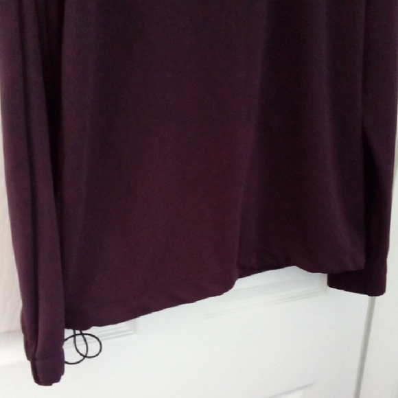 Zara Active Women's Plum Funnel Neck Long Sleeve Zip Up Jacket Small Oversized - Picture 11 of 12